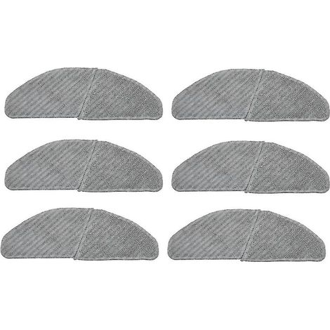 6-teiliges Wischmopp-Set für Midea S8+/M7pro Saugroboter-Zubehör (1/4)
