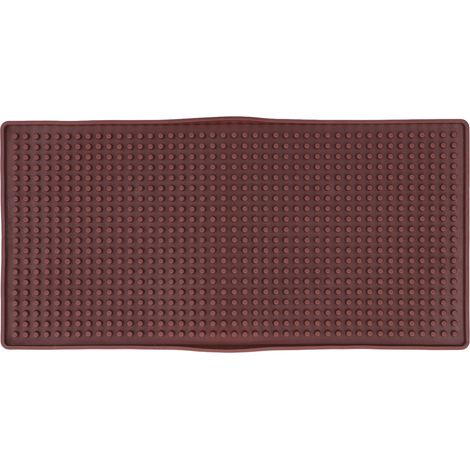 Rutschfeste Barmatte, braune Silikon-Thekenmatte, Barmatte für den Tresen (1/5)