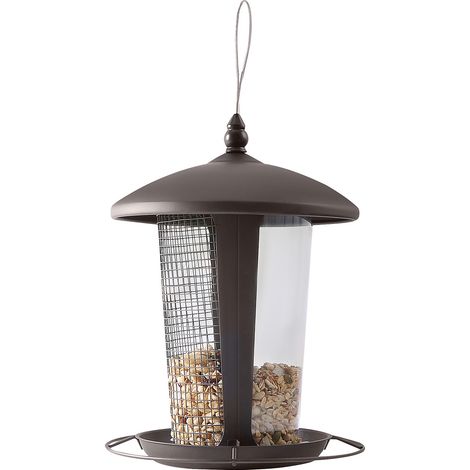Outdoor garden 2-in-1 bird feeder hanging automatic bird feeder (1/5)