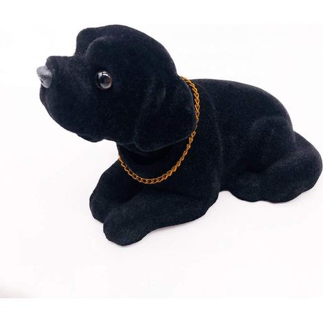 Figurine à tête oscillante, décoration de voiture, chien qui hoche la tête, réplique de haute qualité (1/5)