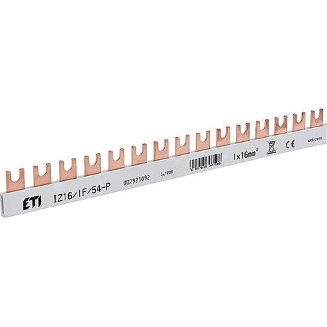 ETI Isolierte Sammelschiene, IZ16/1F/54P, 1-polig