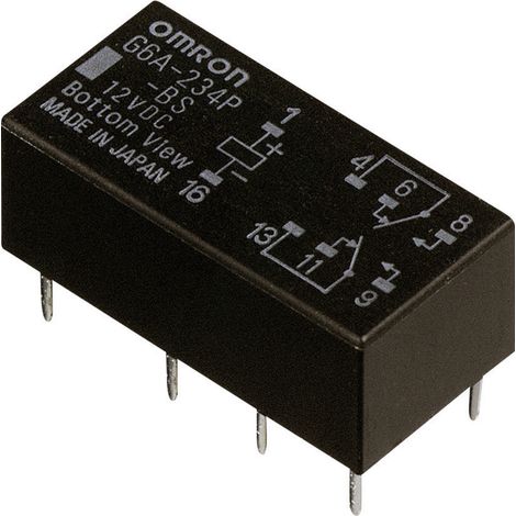 Omron G6A-274P-ST-US 5 VDC Printrelais 5 V/DC 2 A 2 Wechsler 1 St. (1/4)