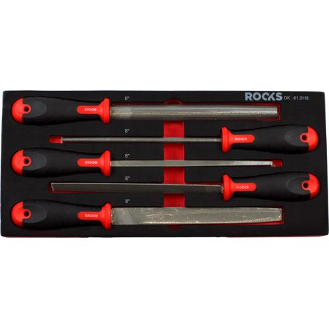 Set lime per metallo 5 pezzi ROOKS (OK01.3116)