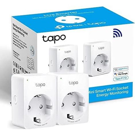 Enchufe inteligente tp-link tapo p110 monitor energía 2 unidades