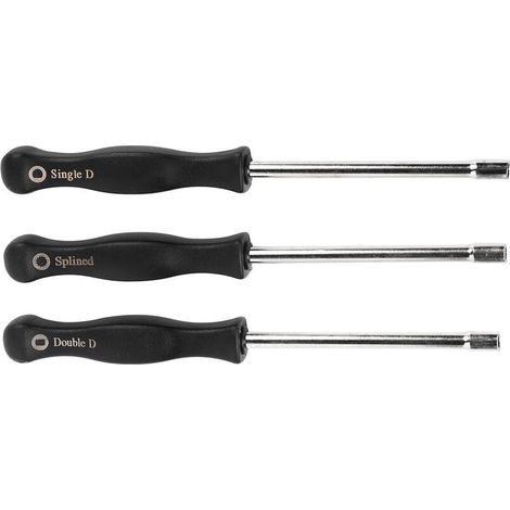 pour tournevis pacman Outil de réglage de carburateur 3 tournevis de réglage de carburateur Jeu d'outils de service de réglage de carburateur Outil de réglage de carburateur de type Double D c (1/4)