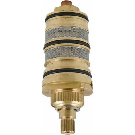Valve de contrôle de la température, Sucute Robinet thermostatique de douche en laiton avec cartouche et poignée pour mitigeur de douche (1/4)