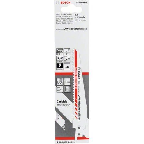 Hoja De Sierra Sable S 956 Dhm Pack 1 Unidades Bosch