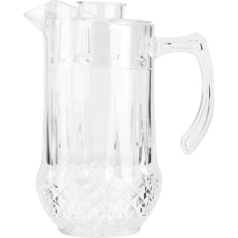 Pichet à bière pression acrylique 1300ml avec bec verseur et couvercle pour bar hôtel KTV (1/5)