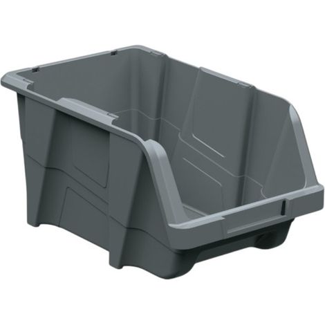 Contenitore grigio cm 20x33x16,8h
