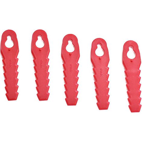 Lames de tondeuse à gazon en dents de scie L85, lames de tondeuse à gazon de jardin, 50 pièces (1/4)