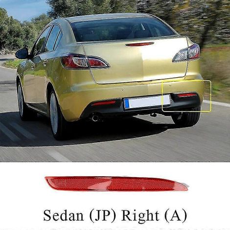 Rückstrahler für die hintere Stoßstange des Mazda 3 M3 Limousine/Schrägheck BL 2011–2015 – rechts (Limousine JP) A