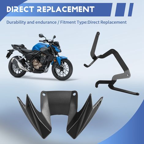 Front spoiler wing suitable for 24-25 Honda CB500 Hornet CB 500 motorcycles (1/4)