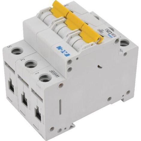 Interruptor autom谩t. 25A,3P,C EATON 25A PLS6C253 (1/2)