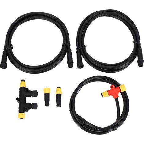 Cryfokt NMEA 2000 Starter Kit passend für Simrad Lowrance Geräte, Grade Teat Tees Skelettkabel, 5-poliger 2K Netzwerkstecker für Funkgeräte. (1/5)