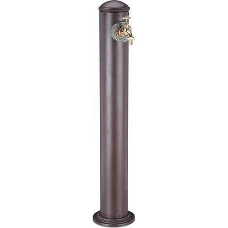 Columna de fuente de agua redonda
