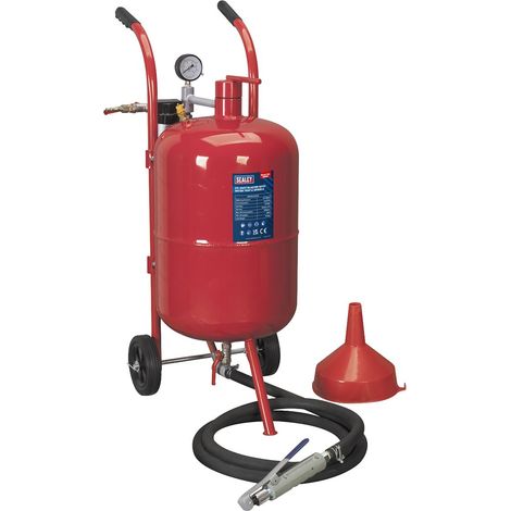 Sealey Shot Blaster with Water Trap & Wheels 37L SB997