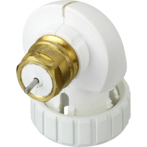 Banyo – Adaptateur coudé pour têtes de thermostat – Raccord de vanne Danfoss RA – Support de fixation chauffage central – Largeur 15mm (1/6)