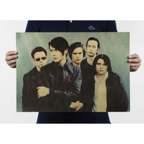 AFFICHE - POSTER Affiche en Papier Kraft Poster - Groupe de Rock Alternatif Suede - Collection Vintage Décoration Murale Chambre Bar