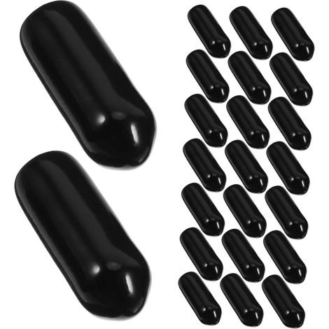 Ipetboom Lot de 50 capuchons vis flexibles en caoutchouc (1/5)