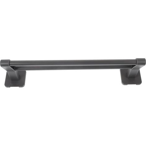 Mounted Double Towel Rail No Drilling Required 40cm Dark