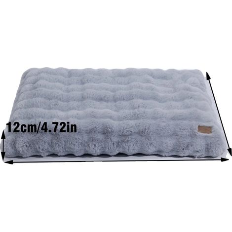 Cuccia per cani, morbidissima, lavabile in lavatrice, blu polvere, taglia XL. (1/2)