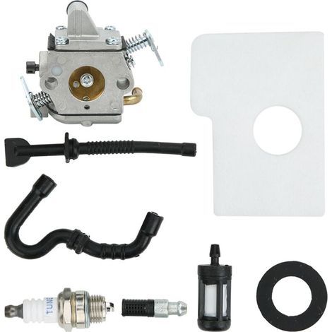 Kit de carburador MS170 para motosierra y cortacésped MS180 MS170 (modelos 2017 y 2018) con filtro de aire y kit de puesta a punto. (1/4)