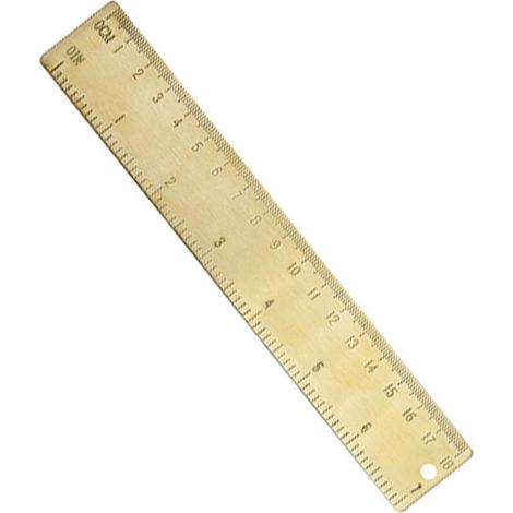 Règle droite multifonctionnelle en laiton Garneck pour le dessin (1/5)