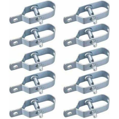 Kit de 10 Tendeurs pour Grillage et Clôture Barbelé avec Connecteurs pour Fil de Tension (1/5)