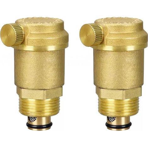 Lot de 2 valves de purge automatiques 3/4 (1/5)