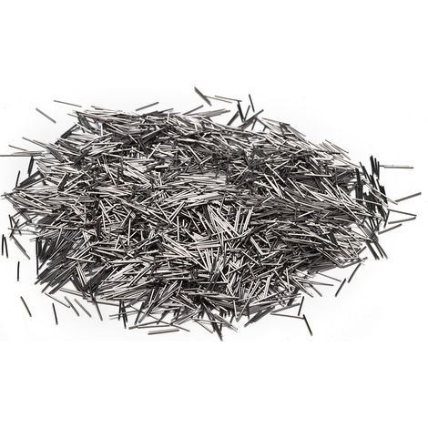Polisseuse de bijoux en acier inoxydable 0,3 mm, 100 g, broche de finition, média de polissage, tambour magnétique (1/5)