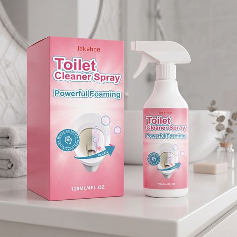 Schaum-Toilettenreinigungsspray – 120 ml zur Entfernung von Flecken auf Keramik-Toilettenschüsseln -- DTEKGAZ (1/5)