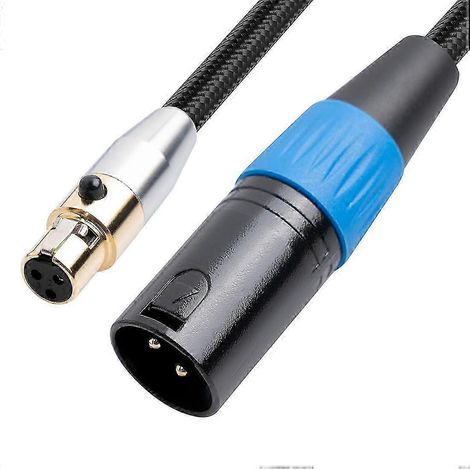 Câble adaptateur symétrique mini XLR mâle vers XLR femelle, 0,3 m (1 pi) (1/5)