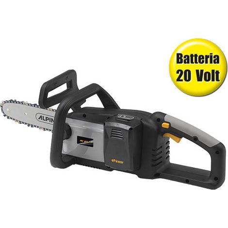 Motosierra inalámbrica Alpina AC 20 Li – 20V 4Ah – Barra de 25 cm – 700 W