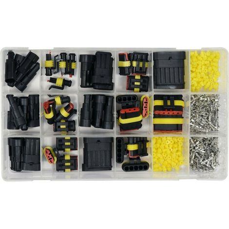 KIT DE CONNECTEURS ÉLECTRIQUES HERM 424 PIÈCES - YT-06869 (1/3)