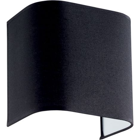 Paralume In Pvc Moderno Gea Tessuto Nero (1/2)