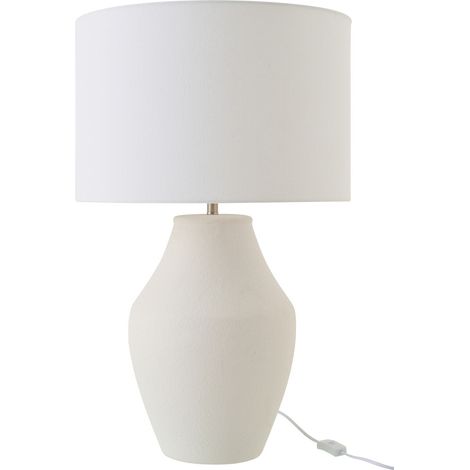 Lampe à Poser en Céramique "Henri" 72cm Blanc (1/4)