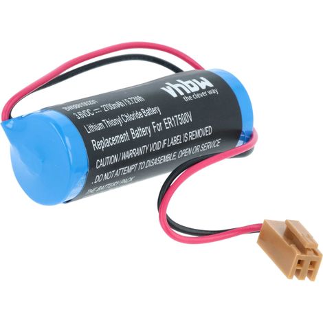 vhbw Battery compatible with Omron C50K Series Controls, C60K Series Controls CNC Router, CNC Controller (2700mAh, 3.6 V, Li-MnO2)