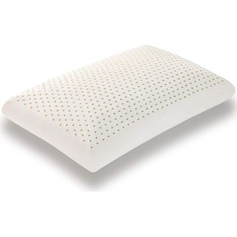 Talalay-Latexkissen (100 %), extra weiches Schlafkissen (Queen-Size), geeignet für Rücken-, Seiten- und Bauchschläfer, lindert Schulter- und Nackenschmerzen [Atmungsaktiv][Top