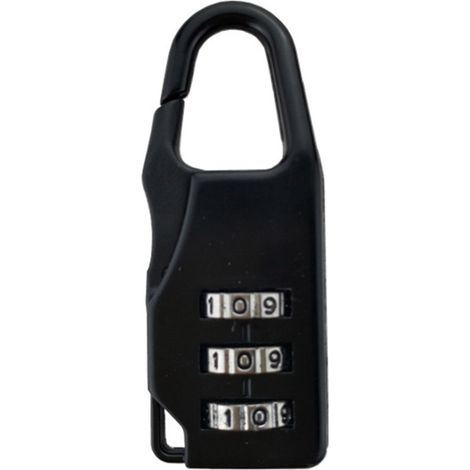 Cadenas à combinaison à 3 chiffres, Mini outil en alliage de Zinc pour valise, tiroir, boîte à outils, noir.