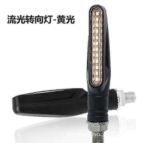 Bande lumineuse LED clignotante pour moto et véhicule électrique, accessoires et pièces de modification pour voiture. (1/5)