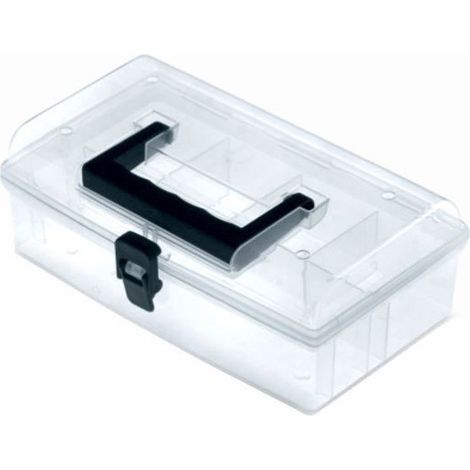 Caja de herramientas, Prosperplast, modelo NUN10, ideal para almacenar piezas pequeñas en hogar, taller u oficina, diseño compacto, plástico resistente, alta durabilidad
