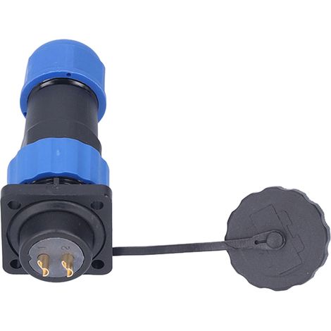 Connecteur d'alimentation aéronautique carré étanche, adaptateur à bornes bout à bout, 380 V CA, SP202 broches