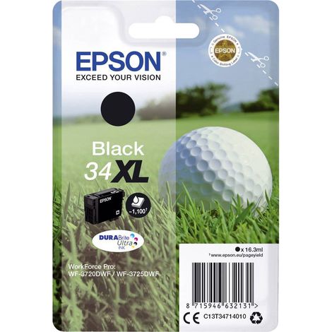 Epson 34XL cartouche haute capacité noire pour imprimante jet d'encre (1/2)
