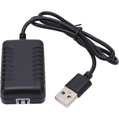 Câble de chargement USB RC, sortie CC 7,4 V 2000 mA, protection complète pour voiture télécommandée WLtoys 144001 104001 (1/5)