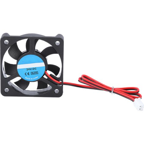 5010 24V Lüfter für DIY-3D-Drucker, 4000-6500 U/min, 8-14 CFM Luftdurchsatz, 2 Pins (1/5)