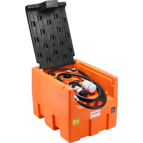 Mophorn Tanque portátil de diésel 182 L con bomba de transferencia de 12 V, flujo de 40 L/min, manguera de 4 m y boquilla automática para vehículos, equipos domésticos e industria agrícola (1/5)