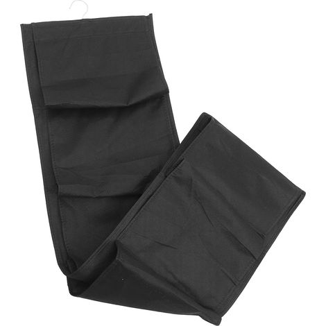 Organisateur Suspendu Noir en Tissu Non Tissé 12 Poches Pratiques pour Rangement de Chaussures et Soutien-gorge, pour Chambre et Espace de Vie (1/5)