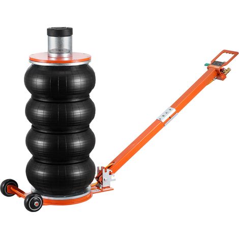 Cric Pneumatique 6 tonnes, Cric de Levage Pneumatique avec Colonne Surélevée et Poignée Réglable, Facile à Soulever et Compact, pour Berline, SUV, Camionnette, Réparation Automobile, Atelier (1/5)