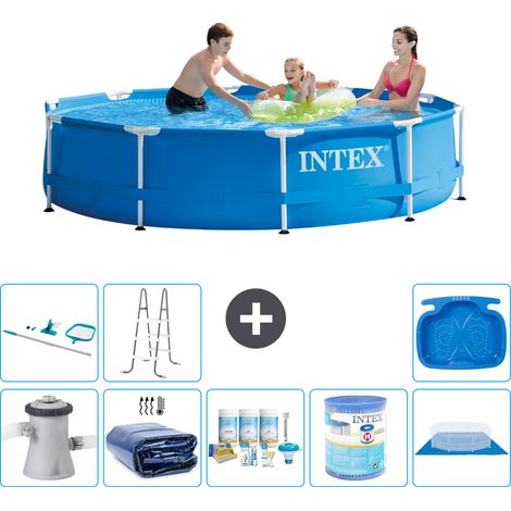 Intex Piscine Tubulaire Ronde - 305x76 cm - 9-pièces S31661 (1/5)