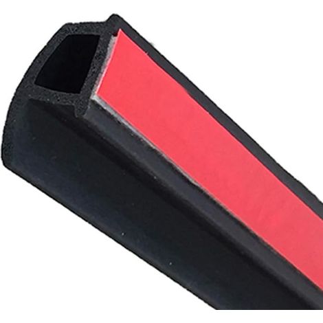 Noir,Support 4M Joint d’étanchéité de portière de véhicule en caoutchouc Type P (1/5)